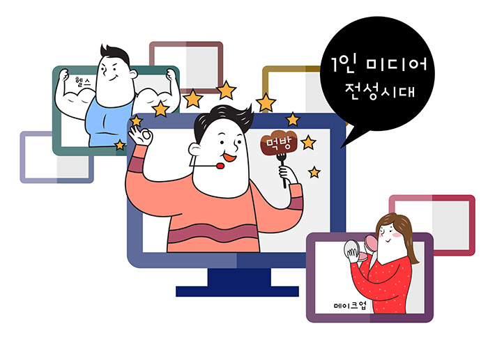 1인 미디어 이미지